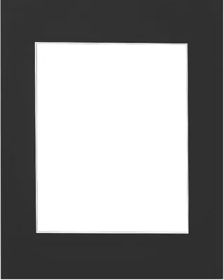 Zdjęcie produktu dla Gotowa ramka Nielsen Passe-partout 40 x 50 cm na zdjęcia 28 x 35 cm, czarna