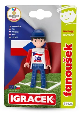 Obrázok produktu pre Hračka – fanúšikovská figúrka s vlajkou