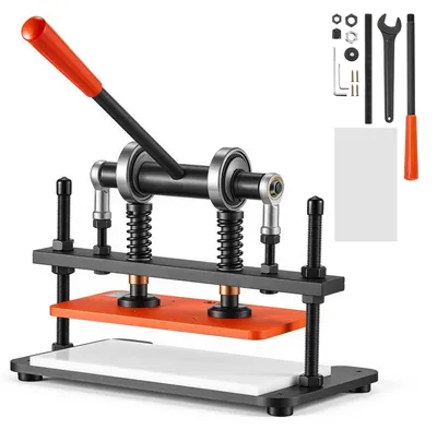 Manuelle Leder-Stanzmaschine, 280 x 140 mm, 1,5 t