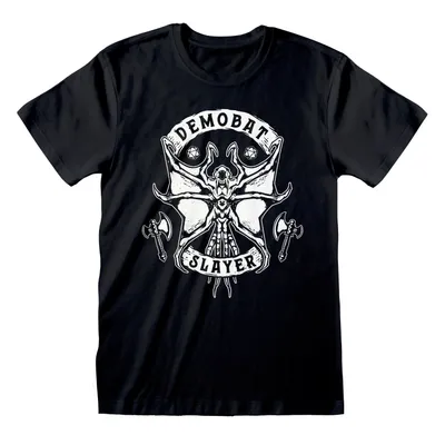Produktbild von Stranger Things T-Shirt L Schwarz Uni Demobat Slayer