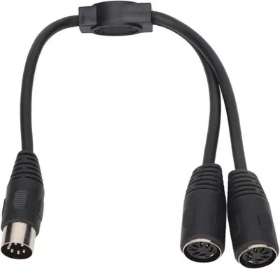 Zdjęcie produktu dla Przedłużacz audio typu Y, 3 m, wtyk męski do 2 gniazd żeńskich