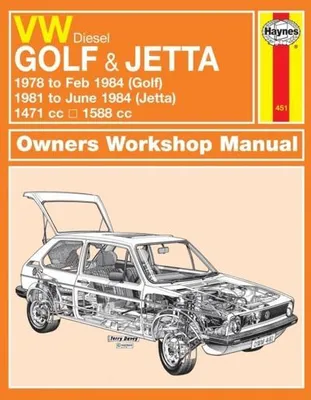 Produktbild von VW Golf & Jetta Mk 1 Diesel (78 - 84) Haynes Repair Manual