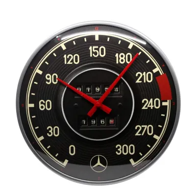 Produktbild von Nostalgic-Art - Wanduhr - Mercedes-Benz - Mercedes Benz Tacho