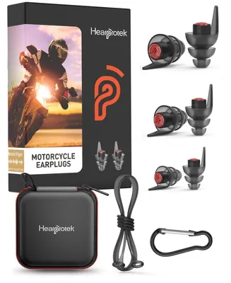 Produktbild von Motorrad-Ohrstöpsel 3 Paar, 24 dB, Silikon, Windgeräuschisolierung, Gehörschutz