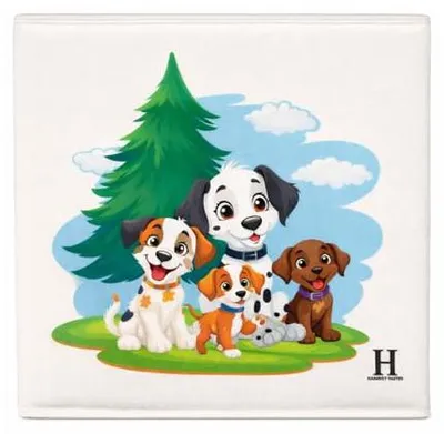 Produktbild von Prendi Home Aufbewahrungsbox 30x30x30 cm faltbar – Kinderzimmer Stoffbox Motiv Niedlich Köpekler