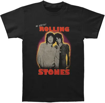 Produktbild von The Rolling Stones - "Mick & Keith" T-Shirt für Herren/Damen Uni RO435 (XXL) (Schwarz)