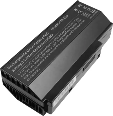 Obrázok produktu pre Avizar, náhradná batéria Asus G53/G73 Li-Ion 14,8 V 4400 mAh 65 Wh, čierna