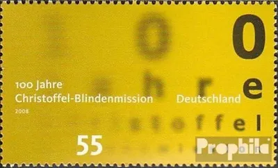 Produktbild von Briefmarken BRD (BR.Deutschland) 2008 Mi 2664 (kompl.Ausg.) postfrisch Blindenmission