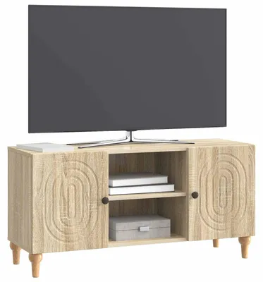 Produktbild von vidaXL TV-Schränk Sonoma-Eiche 102 x 34,5 x 50 cm Holzwerkstoff