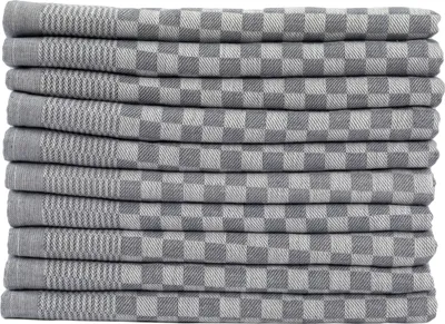 Produktbild von Luxus Grubentücher Grau Halbzwirn 50x70 cm 100% Baumwolle - Gastronomie Haushalt Touchon