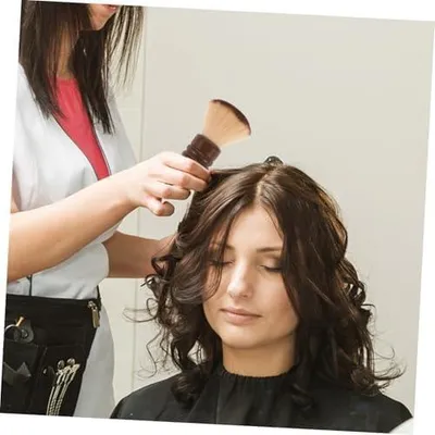 Produktbild von Nackenstreifen- und Haarreinigungsbürste für Friseure, Friseurbedarf und Rasierpinsel
