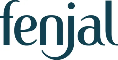 The logo for Fenjal is displayed in a dark teal color on a white background.