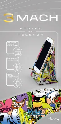 Immagine prodotto di 3MACH Supporto per telefono - Graffiti