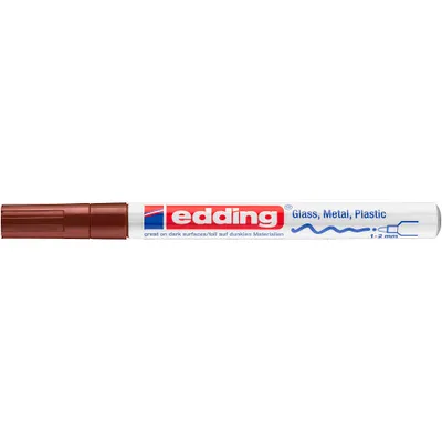 Produktbild von Edding 751, Braun, Braun, Weiß, 10 Stück(e)