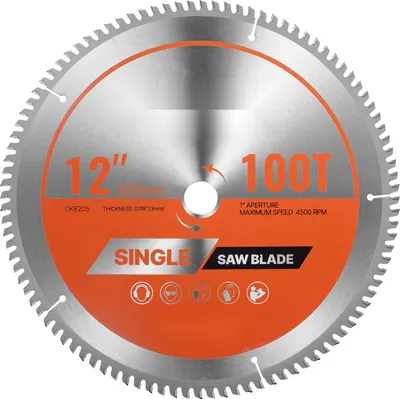 Obrázok produktu pre Kotúčová píla na kov – priemer 305 mm – počet zubov 100 – otvor 25,4 mm – jemný rez – otvory na odvod hluku a chladenia – na hliník a oceľ