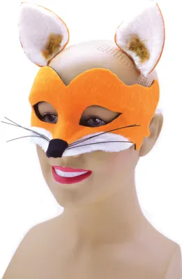 Produktbild von Rubies Fuchs Kostümzubehör Masken- und Ohren-Set für Fasching & Karneval