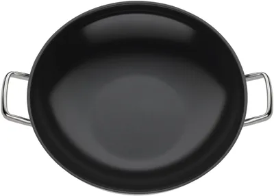 Produktbild von Silit Hong Kong 36 cm, Rund, Wok-/Bratpfanne, Edelstahl, Hong Kong, 400 °C, Edelstahl