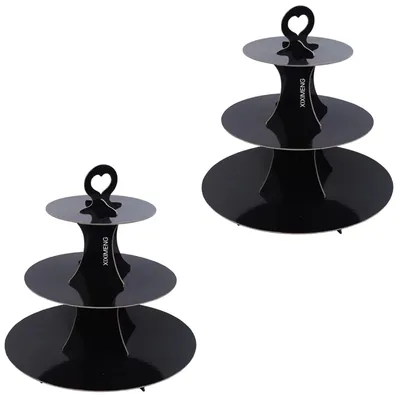 Cupcake-Ständer 2er Pack, 3-stöckig, Karton, 32,5 cm