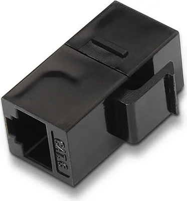 Produktbild von AISENS A139-0299, Flach, Schwarz, RJ-45, RJ-45, Weiblich, Weiblich