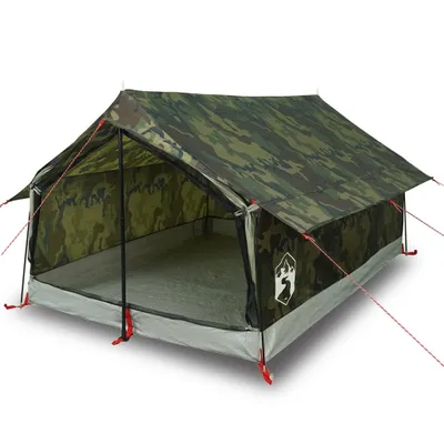 Produktbild von Campingzelt 2 Personen Tarnmuster Wasserdicht