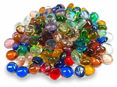 Image de Dripio - Pierres précieuses en verre - Couleurs assorties - 100 pièces, Image générée par une IA