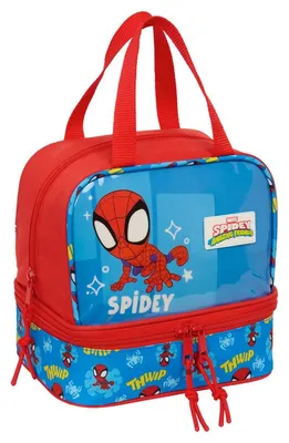 Productafbeelding van Safta Spidey lunchtas, 20x20x15 cm, blauw, voor kinderen, één maat