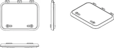 Imagen del producto de VETUS - Cubierta de acceso MAG4633SL