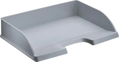 Produktbild von Briefablage Standard Plus A4 quer grau Packung mit 5 Stück
