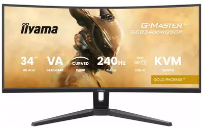 Obrázok produktu pre Iiyama 86.4Cm (34") Gcb3486Wqscp-B1 21:9 2Xhdmi+2Xdp+Usb-C