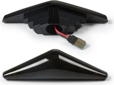 Produktbild von 2x LED Seitenblinker Blinker Schwarz Smoke SET für Ford Focus 1 98-04 / Mondeo