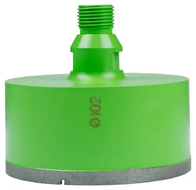 Image de Couronnes de forage à eau diamantées, R½", Ø 102 mm, longueur utile 40 mm