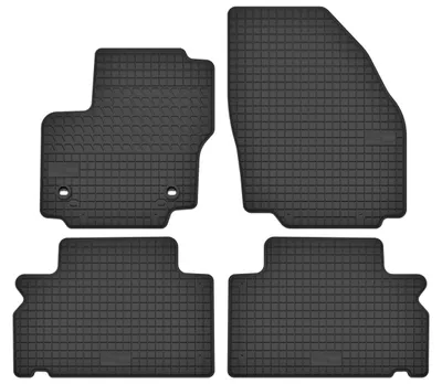 Image de Tapis de sol caoutchouc noir pour Ford S-Max MK1 2006-2011 4 pièces
