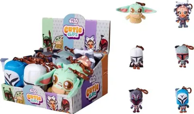 Produktbild von Simba Disney Star Wars Cutie Clipz, 6-sort.