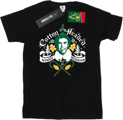 Obrázok produktu pre Elf - Pánske tričko "Bavlna Headed Ninny Muggins" BI23863 (S) (Black)