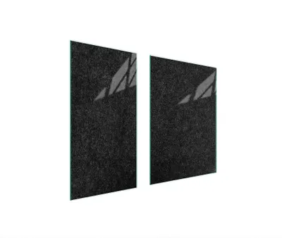 Produktbild von Glasschutzplatte 75X52 Schiefer