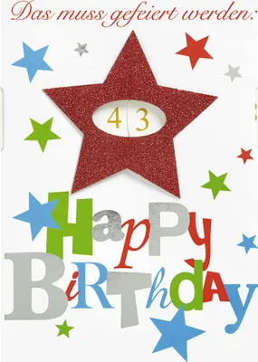 Produktbild von Drehzahlkarte  1 bis 99 Geburtstag  Glückwunschkarte im Format 115x17c