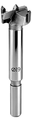Zdjęcie produktu dla Wiertło Forstnera 19 mm, płaskie wiertło do obróbki drewna