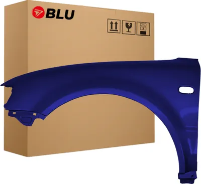 Image de BLU Aile Compatible avec VW Volkswagen Passat B5 LA5E Gauche Blau MaritimBlau | 1996-2000 | Avant | Peint| Prêt à Monter | Acier