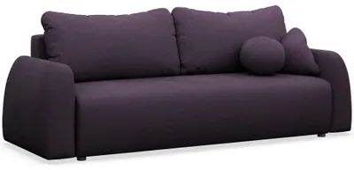 Produktbild von Selsey Nubelle – Sofa 3-Sitzer mit Schlaffunktion & Stauraum, Chenille, violett