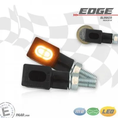 Produktbild von LED-Blinker Edge Alu schwarz