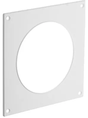 Image de 2 pièces, bride murale pour tube rond ?100 mm, conduit de ventilation airRoxy 8270