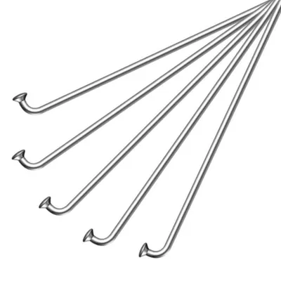 Produktbild von 5x fahrradspeichen speichen 292 mm 14G 2 mm stahl silber fahrrad mtb rennrad silber ohne mutter