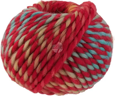 Produktbild von Lana Grossa - Dolce 0009 rot hellpetrol rostorange erdbeerrot