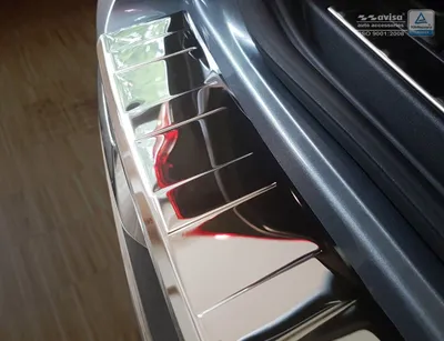 Zdjęcie produktu dla Nakładka na zderzak tylny do Volvo XC60 II (Stal-Lustro)