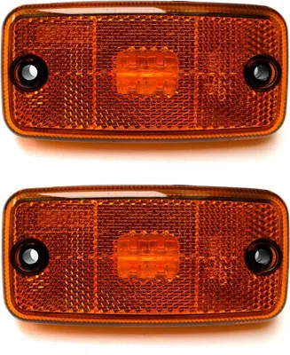Produktbild von LED Umrissleuchte gelb Begrenzungsleuchte Positionsleuchte ohne Halter 12-24 V Anhänger LKW Wohnwagen Nutzfahrzeuge Trailer