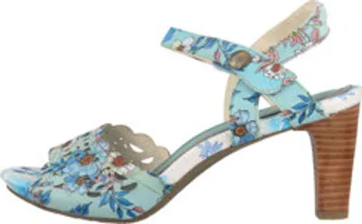 Produktbild von Laura Vita Sandaletten in Übergrößen Mehrfarbig ALBANE 51 Bleu große Damenschuhe