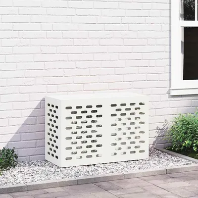 Produktbild von Möbel Klimaanlagenabdeckung Weiß 90 x 40 x 60 cm Stahl - Klima- & Heizgeräte Zubehör 865891