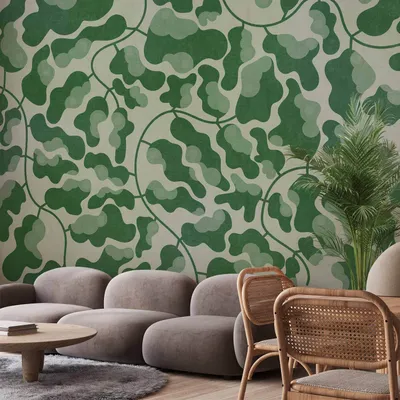Produktbild von Vlies Fototapete - Green Labyrinth 350x256 cm Blätter a-A-10494-a-a