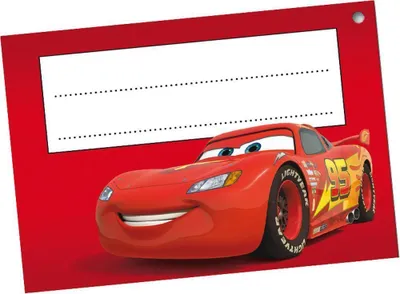 Produktbild von Nestler Schultütenanhänger 10 x 7 cm Cars Liz. Disney