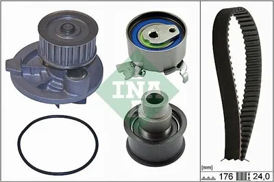 Image de Pompe à eau + courroie de distribution